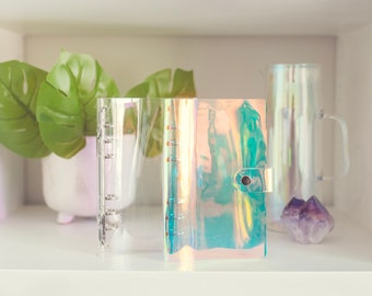 A6 Budget Binder - Clear or Holographic | Cash Stuffing Envelopes