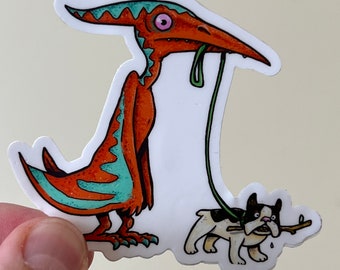 Pteranodon - Jurassic Dog park sticker