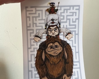 Labyrinth stack sticker