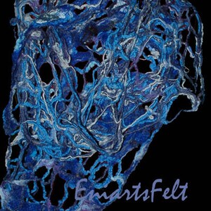 Unikat Filzschal in blau-grau Farben,Filzschal,Filzschal,Filzschal,Filzschal,Filzschal,Filzschal,Filzschal,Filzschal,Filzschal, Unikat
