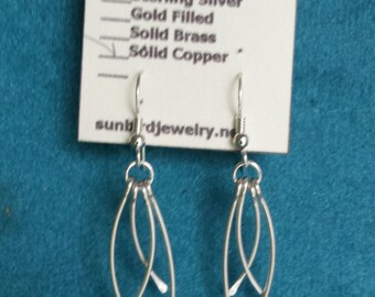 Sterling Silver dangle earrings