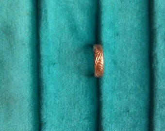 Solid Copper Toe Ring Adjustable