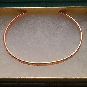 Solid Copper Cuff Bracelet image 4