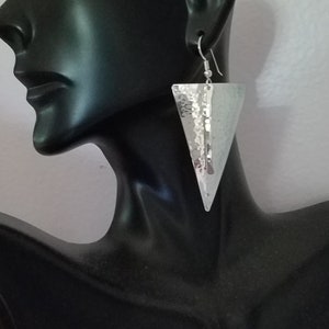 Hammered Sterling Silver Earrings