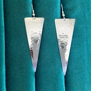 Hammered Sterling Silver Earrings