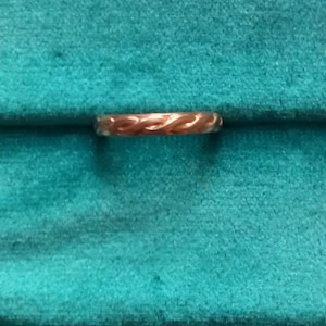 Solid Copper Toe Ring Adjustable