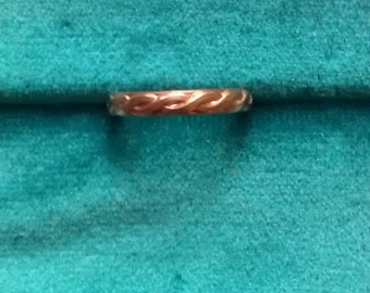 Solid Copper Toe Ring Adjustable