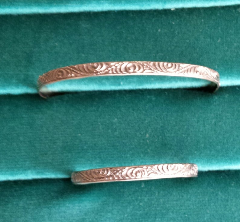 Mother Daughter Bracelet set Solid Copper Etsy