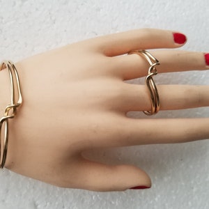 Mother Daughter Bracelet set Gold Filled
