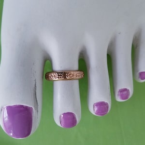 Gold filled Toe Ring