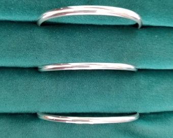 Bracelet manchette en argent sterling