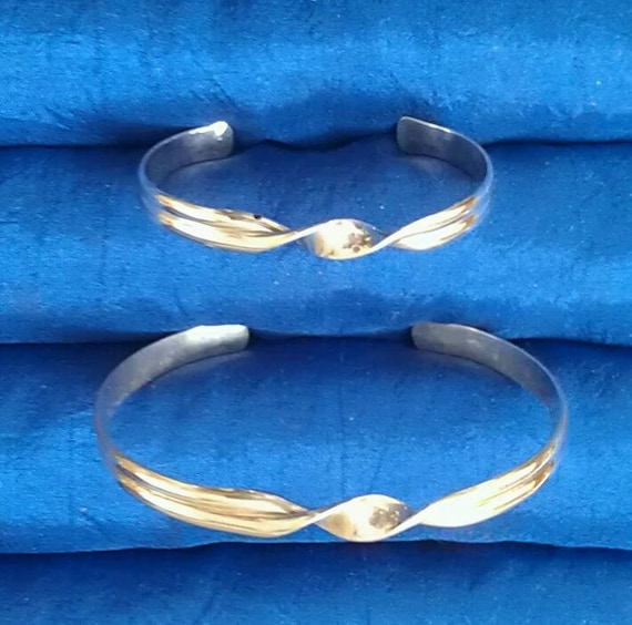 Mother Daughter Bracelet Set Sterling 