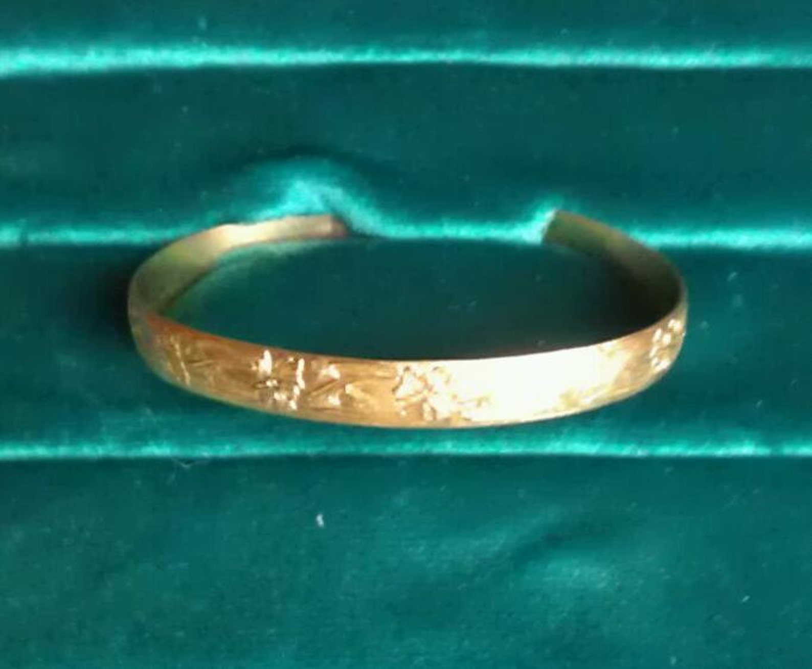 Gold Filled Cuff Bracelet Etsy