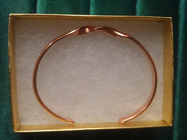 Solid Copper Cuff Bracelet Bild 4