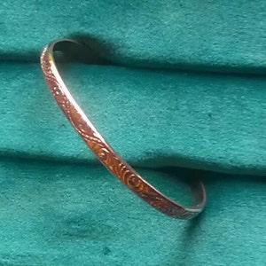 Solid Copper Cuff Bracelet image 3