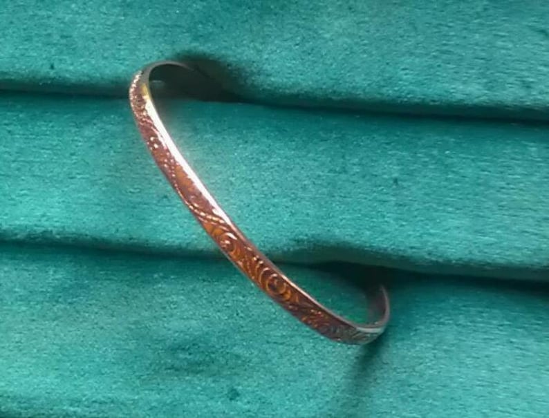 Solid Copper Cuff Bracelet image 3