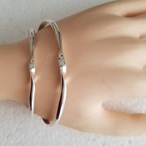 Sterling silver cuff bracelet