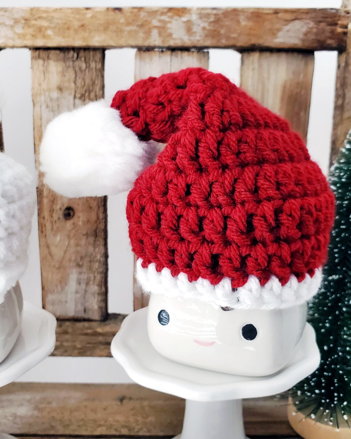 Marshmallow Mug Hat PATTERN PDF Bundle Crochet Santa Hat Etsy