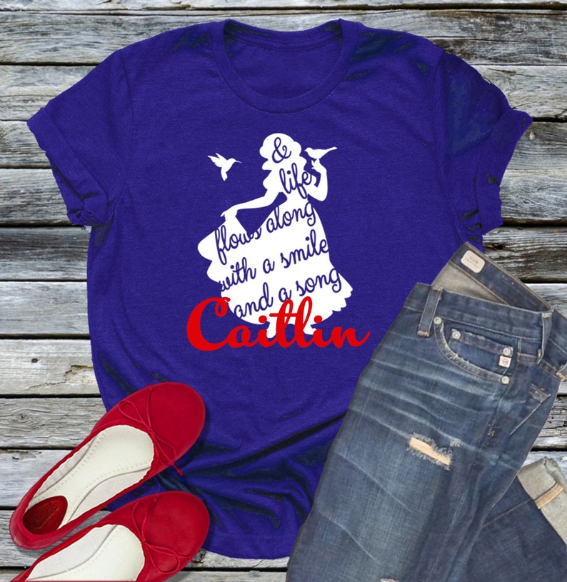 camisetas personalizadas de blanca nieves