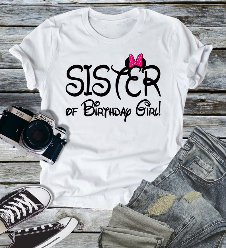 Minnie Mouse Its My Birthday Shirt Personalized Tee Mickey Disney World Family Vacation Trip Name Party Epcot Magic Girl Boy Dad Sister Aunt