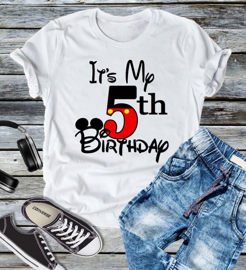 Minnie Mouse Its My Birthday Shirt Personalized Tee Mickey Disney World Family Vacation Trip Name Party Epcot Magic Girl Boy Dad Sister Aunt