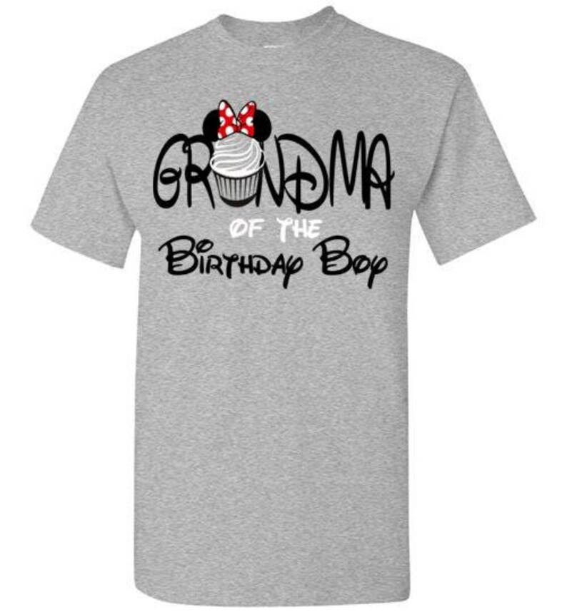 Mickey Mouse DAD Birthday Cupcake Shirt Personalized Tees Mickey GIRL or BOY Disney Family Mom Sister World Vacation Name Party Epcot Magic