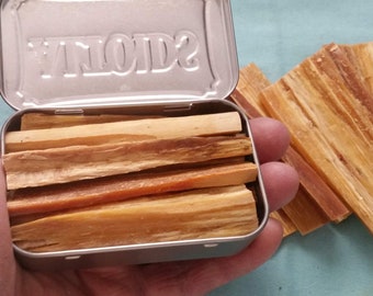 SHARDS - Fatwood In Altoids Tin 3 oz. + Survival Primitive Skills Fire Starting Camping Pitch Wood Fat Lighter Pitch Pine Pinus Firewood