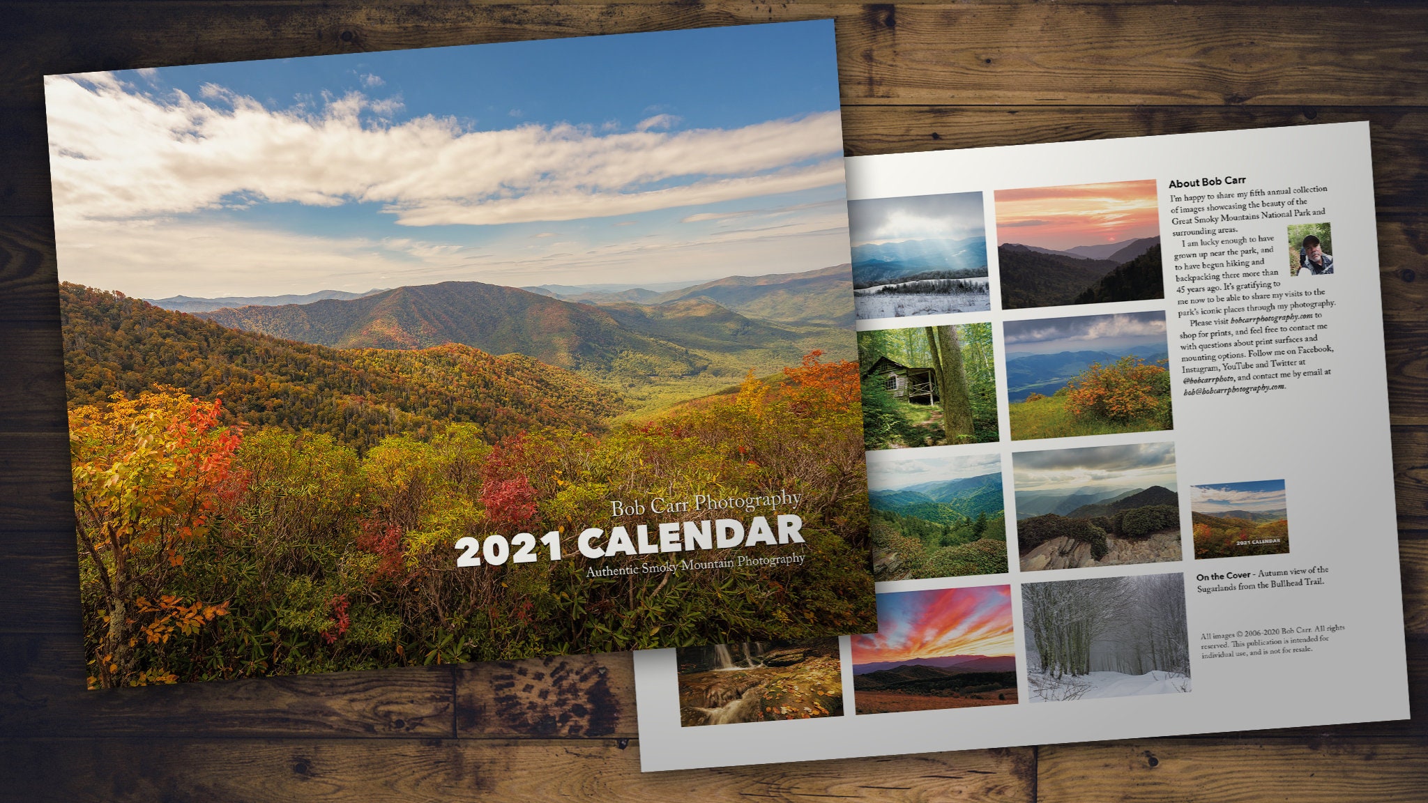 2021 Smoky Mountain Photo Calendar