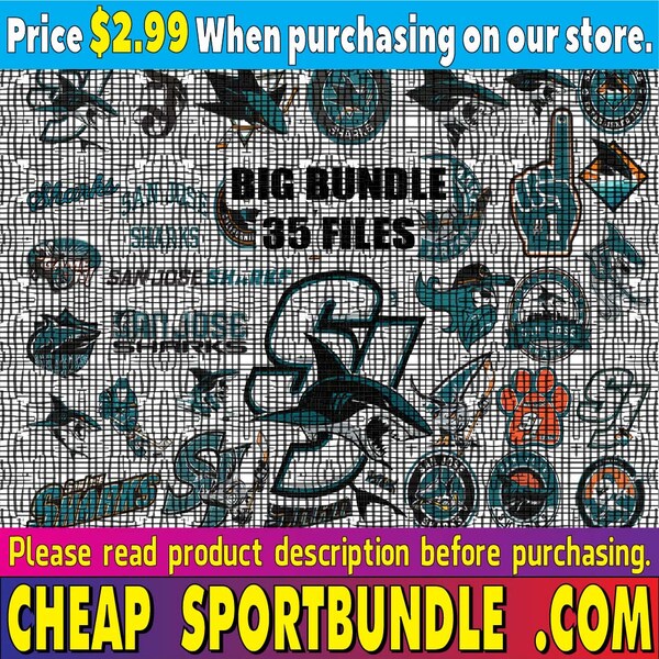 San-Jose Sharks Hockey Teams Svg, dxf, png, eps, San Jose San-Jose Sharks svg, N--H--L Svg, Png, Bundle 35 Files