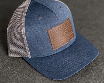 America’s 250th Anniversary Eagle Leather Patch Hat – Performance Style Hat – Limited Edition | Father's Day Gift