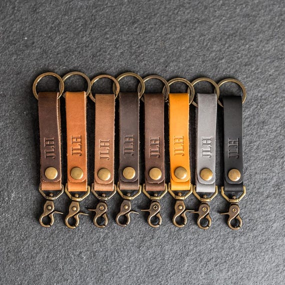 Keychain - Rectangle - Dublin - Leather Keychain - Rectangle - Dublin - Leather