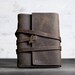Personalized Leather Journal | Handmade Art Sketchbook | Travel Notebook | Christmas Gift for Him or Her | 4x6, 5x7, or 6x8 sizes 