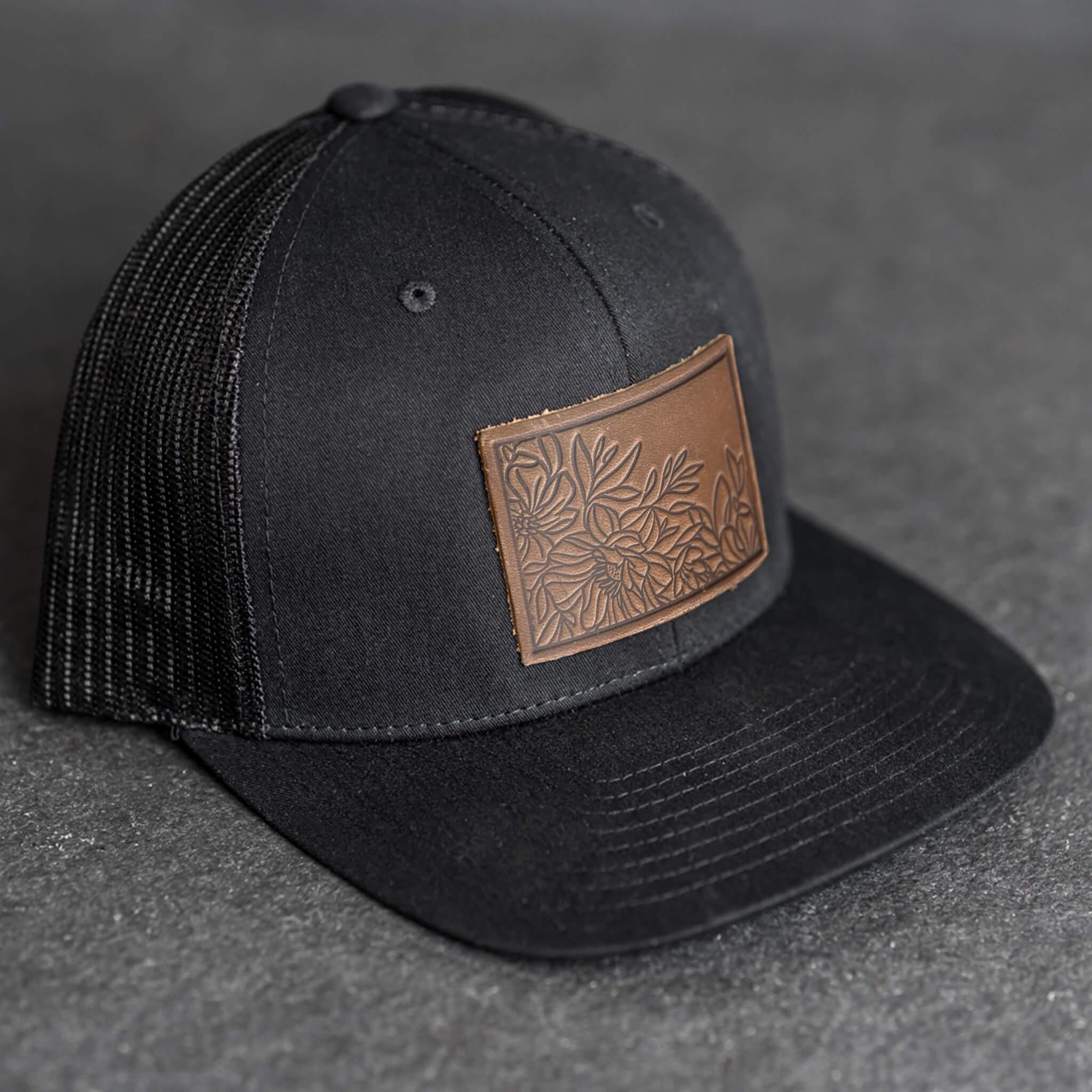 帽子 Fleur Leather Patch Mesh Cap Fleur Leather Patch Mesh Cap Fleur Leather Patch Mesh Cap