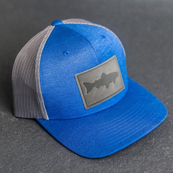 Buy Fish Stamp Performance Hat Leather Patch Performance Style