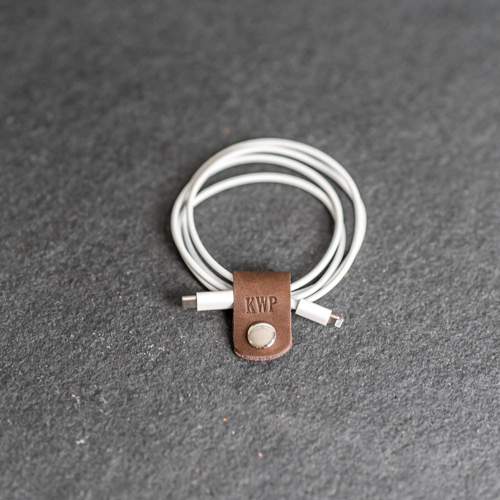 12 Pcs Bracelets De Câble En Cuir, 6 Couleurs Cord Management