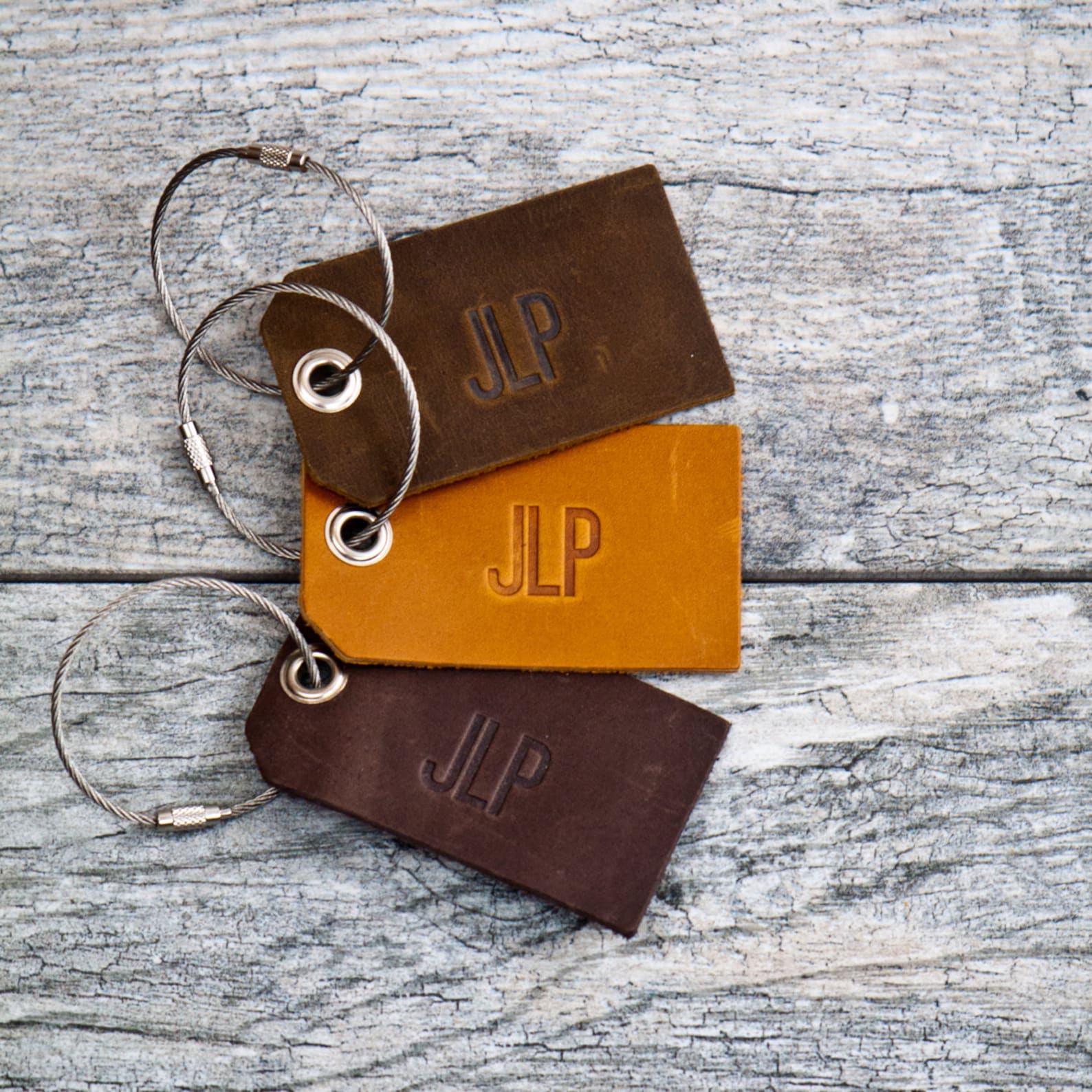 Personalized Custom Leather Luggage Tags Etsy