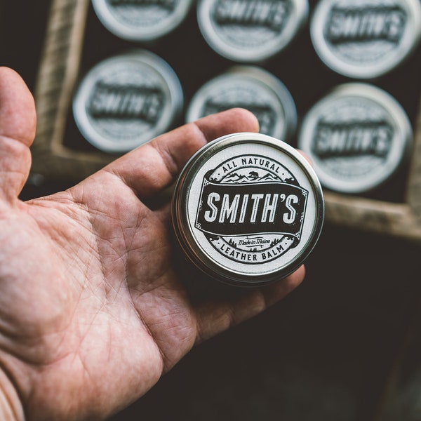 Smith's Leather Balm | 1 oz tin | Non Toxic Leather Conditioner | Mother's Day Gift