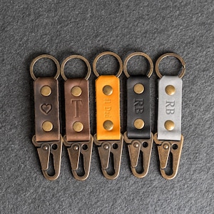 Keychain - Rectangle - Farm to Fork - Leather Keychain - Rectangle - Farm to Fork - Leather