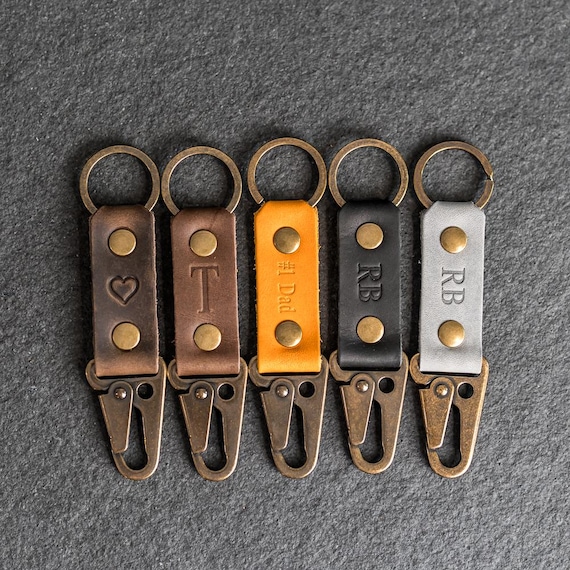 Keychain - Rectangle - Farm to Fork - Leather Keychain - Rectangle - Farm to Fork - Leather