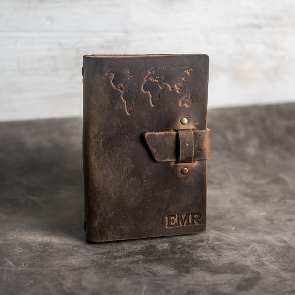 Travel Journal Cover - Etsy
