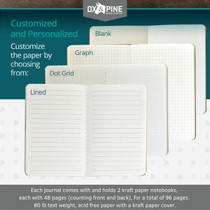 REFILLABLE Personalized Leather Pocket Journal with Elastic Closure | Professional Small Notebook | Custom Gift image 8