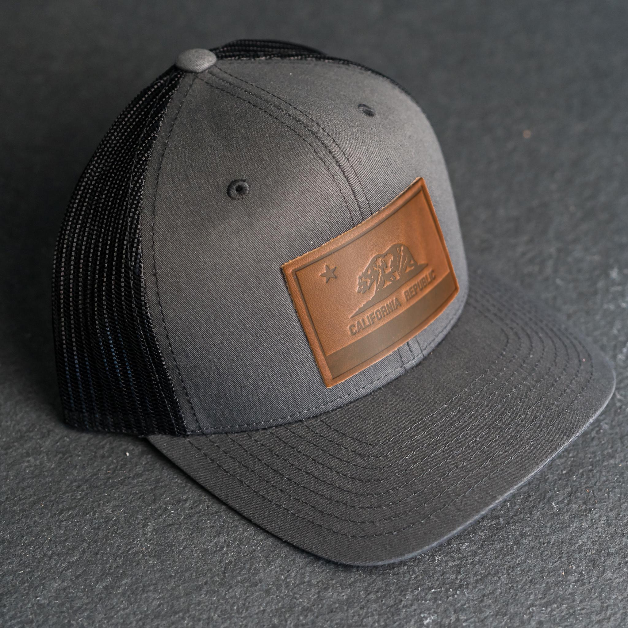 Cappello Da Camionista Unisex Con Patch Della Bandiera Della Repubblica Della California, Armycrew, Regolabile E Spedizione Inclusa!