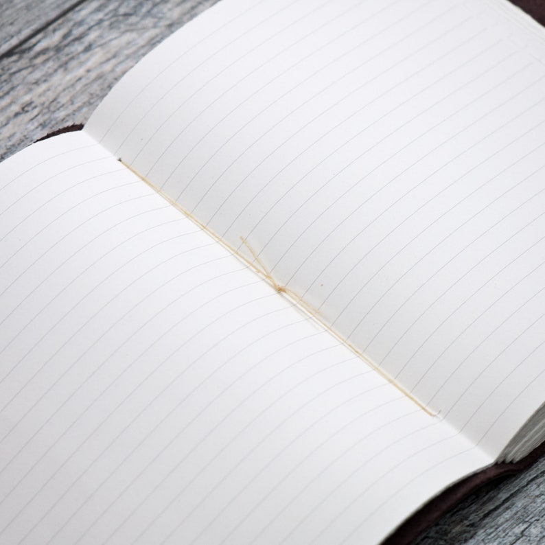 Personalized Premium Leather Journal With Initials Name Date Etsy