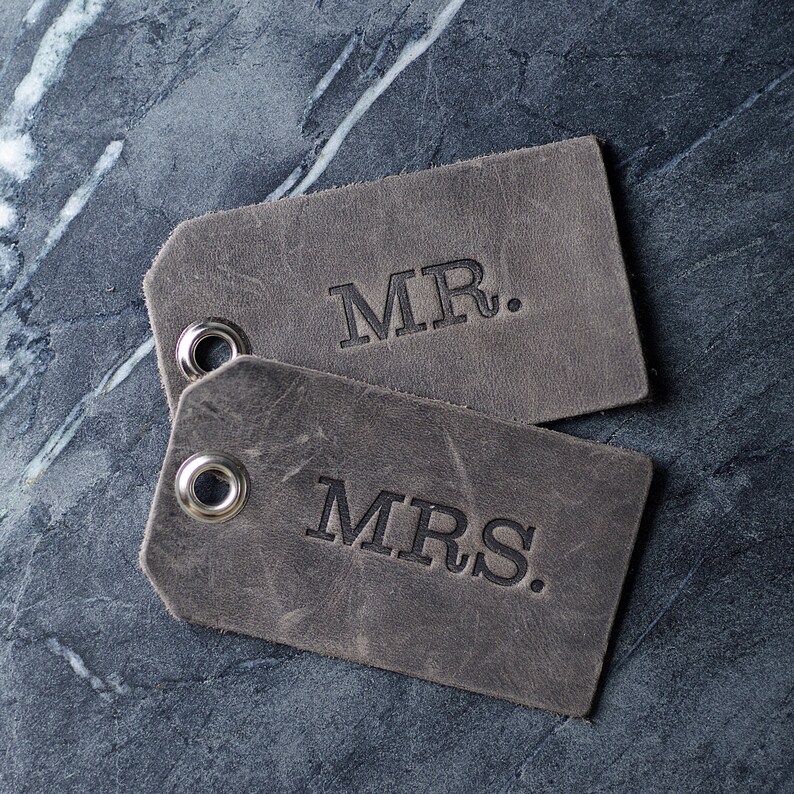 mr and mrs luggage straps