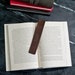 Personalized Leather Bookmark | Customize with Initials, Name, or a Short Phrase | Stocking Stuffer | Book lover Gift | Christmas | Kids 