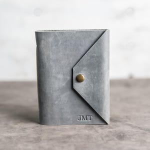 Personalized Leather Journal with Snap Closure | Handmade Sketchbook | Travel Notebook | Gift for Him or Her | Custom Gift image 9