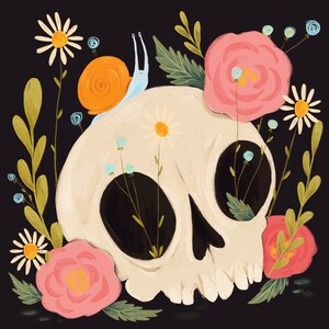 Skull sticker image 1