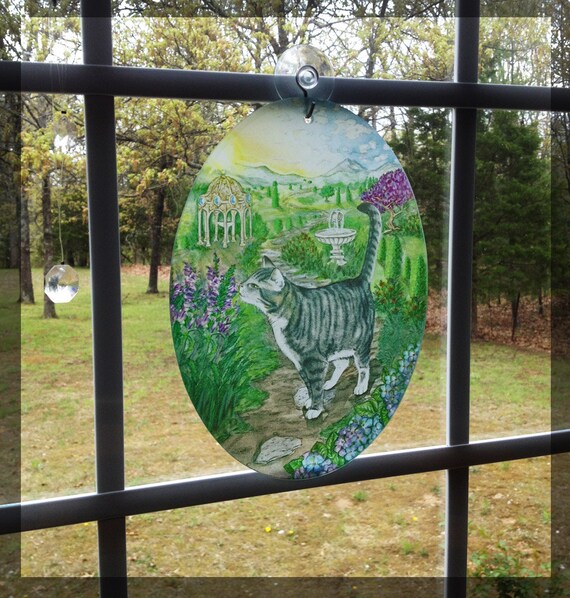 Suncatcher The Cat From Mystical Cats Tarot The Fool