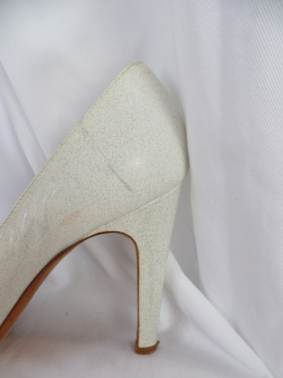 vintage MARC JACOBS Italy upcycled ivory sparkle … - image 9