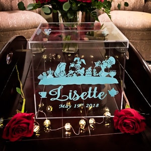 Custom Cardbox * Wedding Card Holder * Batmitzvah Barmitzvah Cardbox * Sweet 16 * Quinceanera * Personalize with your party&#39;s theme !!!